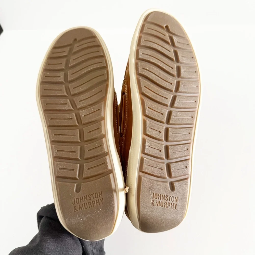 Johnston & Murphy Men's Leather Boat Shoes Size 10.5